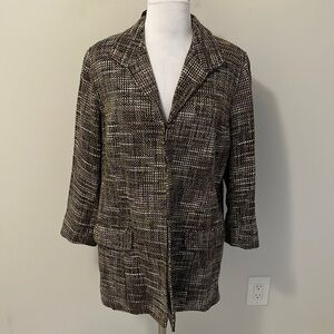 Chicos’s Shining Purple Persis Jacket Wild Grape
